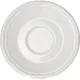 Блюдце «Увертюра» фарфор D=120,H=15мм белый
