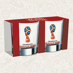 Стакан «Эмблема» низкий Исланд набор[2шт] стекло 300мл D=80,H=92мм