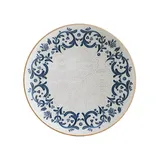 Тарелка для пасты «Виенто» фарфор 1,3л D=28см белый,синий