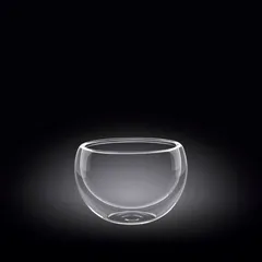 Салатник d =80 мм. 200 мл. h=58 мм. с двойными стенками Термостекло Wilmax /6/120/