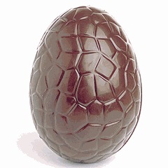 Mold for chocolate “Cracked egg”[2pcs] polycarbonate ,L=112,B=80mm