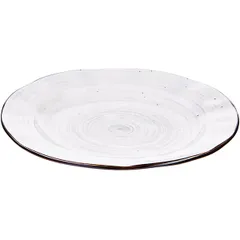 Тарелка «Пастораль» мелкая фарфор D=228,H=20мм серый, изображение 2