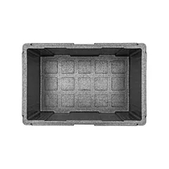 Термоконтейнер «Лайт» до 15 кг полипроп. 46л ,H=32,L=60,B=40см черный, изображение 2