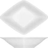 Салатник для комплимента «Рафинез» фарфор 60мл ,L=103,B=78мм слон.кость