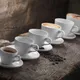 Чашка кофейная «Лив» фарфор 85мл D=70,H=55мм белый, изображение 3