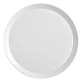 Блюдо для пиццы «Грангусто» стекло D=335,H=18мм белый