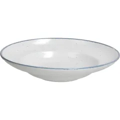 Тарелка для пасты «Органика» фарфор D=27см белый,синий, изображение 2