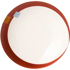 Салатник «Зен» фарфор 0,55л D=30,H=8см белый,оранжев., изображение 2