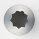 Насадка кондитерская «Открытая звезда»[5шт] сталь нерж. ,H=55,L=30/16мм, изображение 2