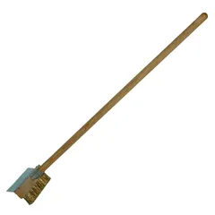 Brush-scraper for pizzeria, wooden handle  wood, metal , L=95/27, B=5cm  wooden.