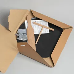 Сковорода для блинов с лопаткой и шпателем уцененная чугун,дерево D=300,H=45,L=430мм черный,бежев.