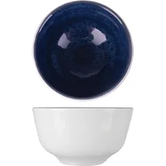 Sugar bowl “Vesuvius Lapis” porcelain 230ml D=100,H=55mm blue