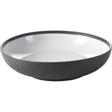 Салатник «Солид» фарфор 450мл D=175,H=45мм черный,белый