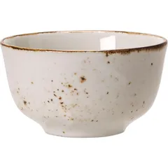 Sugar bowl “Kraft White”  porcelain  230ml  D=100, H=55mm  white, brown.