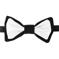 Bow tie for bartender polyester,cotton ,L=115,B=60mm white,black
