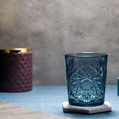 Олд фэшн (стакан) «Хобстар» стекло 355мл D=89,H=106мм синий, изображение 4