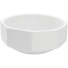 Ashtray 8-sided “Kunstwerk”  porcelain  D=112, H=50mm  white