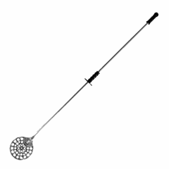 Лопата поворот. для пиццы перф. сталь нерж.,абс-пластик D=16,L=170,B=16см металлич.,черный