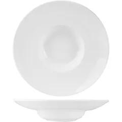 Deep plate “Kunstwerk”  porcelain  100 ml  D=200, H=17mm  white