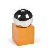 Pepper mill  stainless steel, abs plastic , H=99, L=46mm  orange, silver.