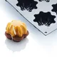 Форма для выпечки «Медуза» [6 ячеек] силикон ,H=40,L=297,B=176мм черный, изображение 2