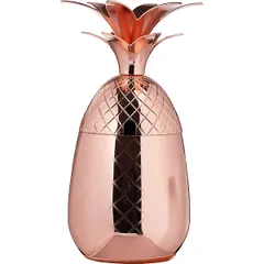 Бокал для коктейлей «Ананас» металл 470мл D=93,H=200мм медный