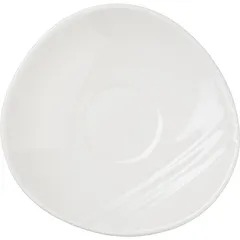 Блюдце «Органикс» фарфор D=150,H=25мм белый