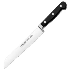 Нож для хлеба «Классика» сталь нерж.,полиоксиметилен ,L=303/180,B=30мм черный,металлич.