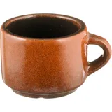 Чашка кофейная «Млечный путь оранжевый» фарфор 80мл оранжев.,черный