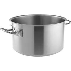 Pan without lid  steel  12 l  D=30, H=17, L=45cm  metallic.