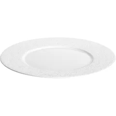 Тарелка «Коллекшн Эль Кутюр» десертная с широким бортом фарфор D=24см белый, изображение 4