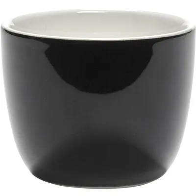 Чашка кофейная «Пас-парту» без ручки фарфор 135мл D=70,H=57мм черный,белый