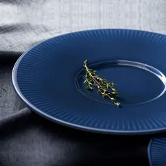 Тарелка «Виллоу Азур» мелкая с широким бортом фарфор D=285,H=25мм синий, изображение 3