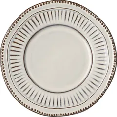 Plate “Styles” small  porcelain  D=21cm  white