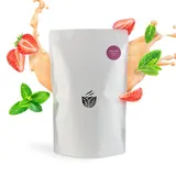 Смесь сухая для приготовления напитков «Клубника-мята» для чая латте 500г картон,пластик ,H=25,L=7,B