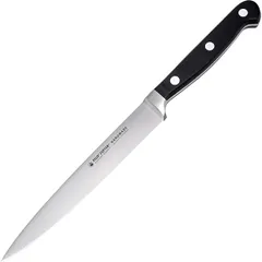 Нож для филе гибкий «Глория Люкс» сталь ,L=27/16,B=3см черный,металлич.