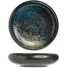 Salad bowl ceramics D=160,H=45mm black,blue