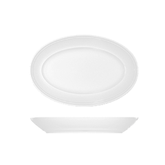 Oval dish  porcelain , L=24cm  white