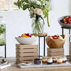 Салатник дер. олива D=28,H=18см св. дерево, изображение 3