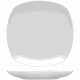 Тарелка «Санрайз» квадратная фарфор ,L=24,5,B=24,5см белый