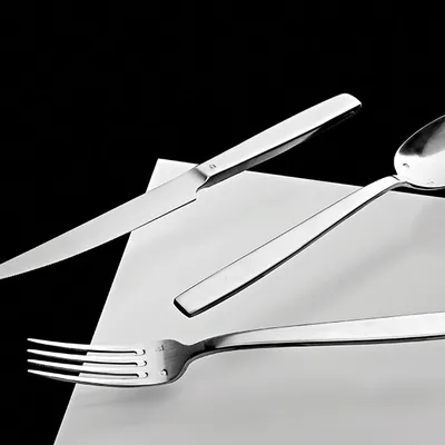 Нож столовый «Астория» сталь нерж. ,L=245/145,B=18мм металлич., изображение 4