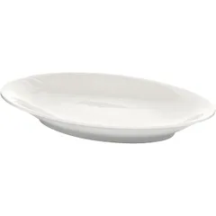 Блюдо «Мелодия» овальное фарфор ,H=35,L=360,B=250мм белый, изображение 2