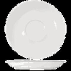 Saucer “Kunstwerk” porcelain D=15,H=2cm white