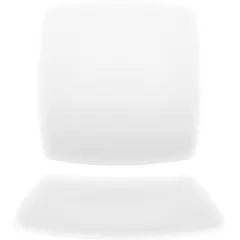 Тарелка «Белая» Принц квадратная фарфор ,H=2,L=19,B=19см белый