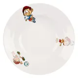 Тарелка глубокая «Юные футболисты» детская фарфор 230мл D=20см
