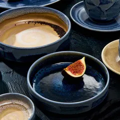 Блюдце «Везувиус Ляпис» фарфор D=125/40мм синий, изображение 3