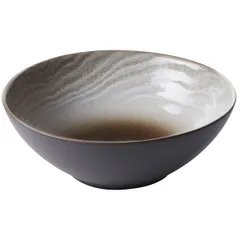 Salad bowl “Swell”  ceramics  D=150, H=56mm  black, brown.