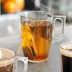 Кружка «Волюто» стекло 250мл D=104,H=91мм прозр., изображение 3