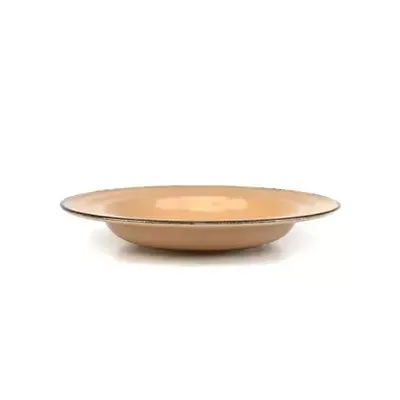 Тарелка глубокая Tuana 22см, 300мл, оранжевый, Pearl, Kutahya