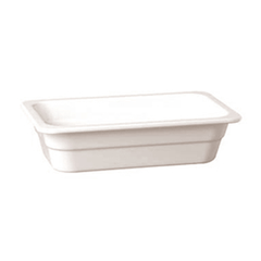 Gastronorm container (1/1)  plastic , H=10, L=53, B=32.5 cm  white